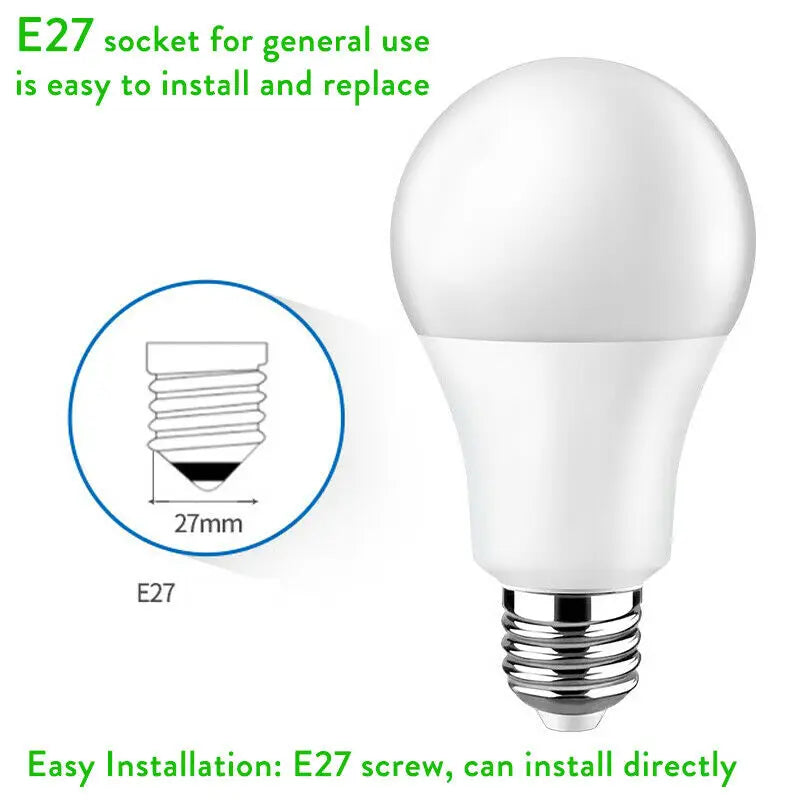 E27 3W 5W 7W 9W 12W 15W 18W 20W LED Edison Globe Light Bulbs Cool Warm White 110/220V Super Bright Lamp for Home Office Bedroom