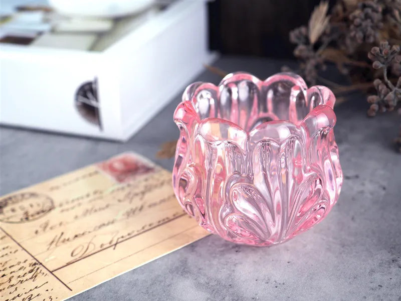 Crystal Epoxy Resin Mold Glass Candle Holder Storage Box Mold Ashtray Multifunctional Mirror Silicone Mold For Resin