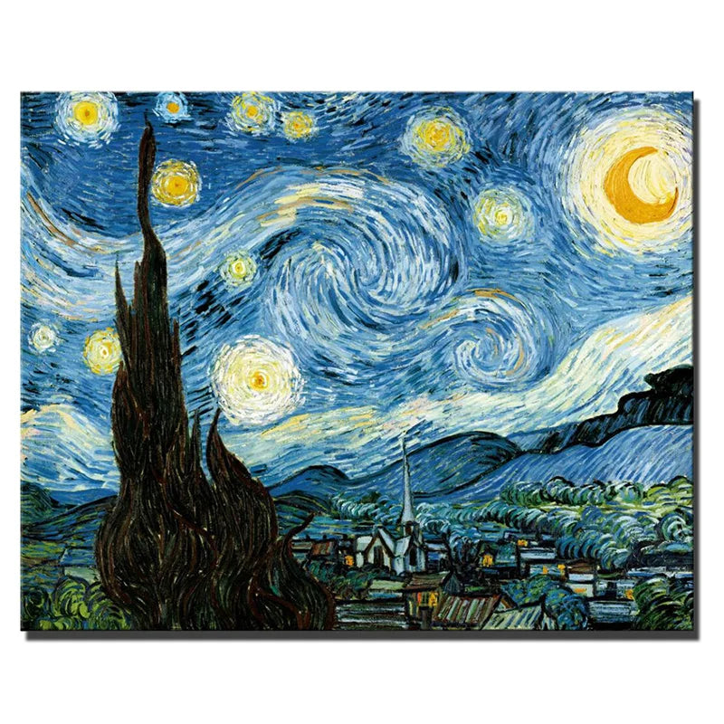 Starry Night Canvas Paintings