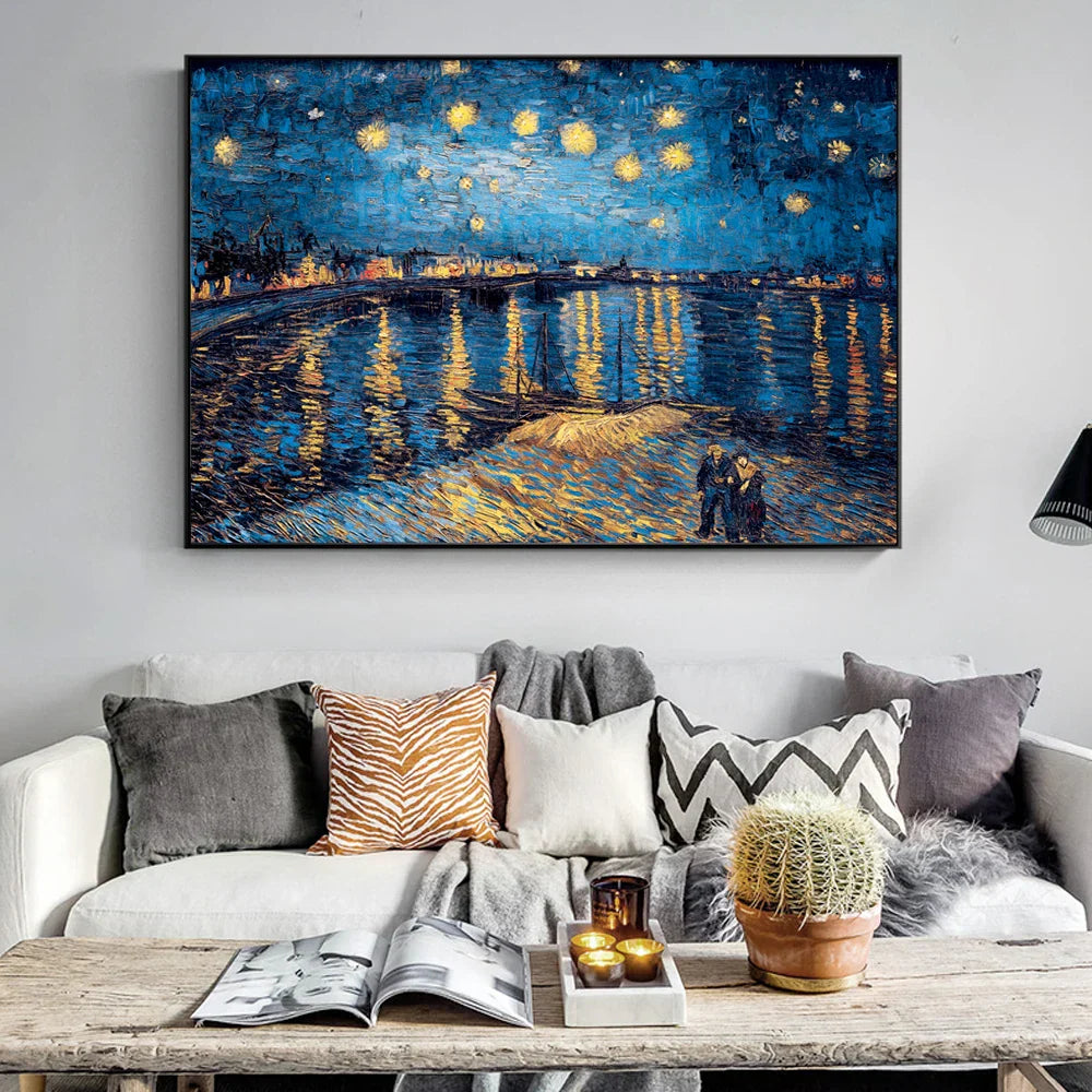Starry Night Canvas Paintings