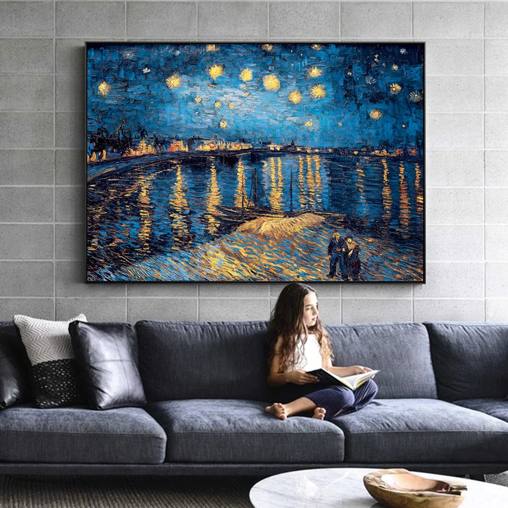 Starry Night Canvas Paintings