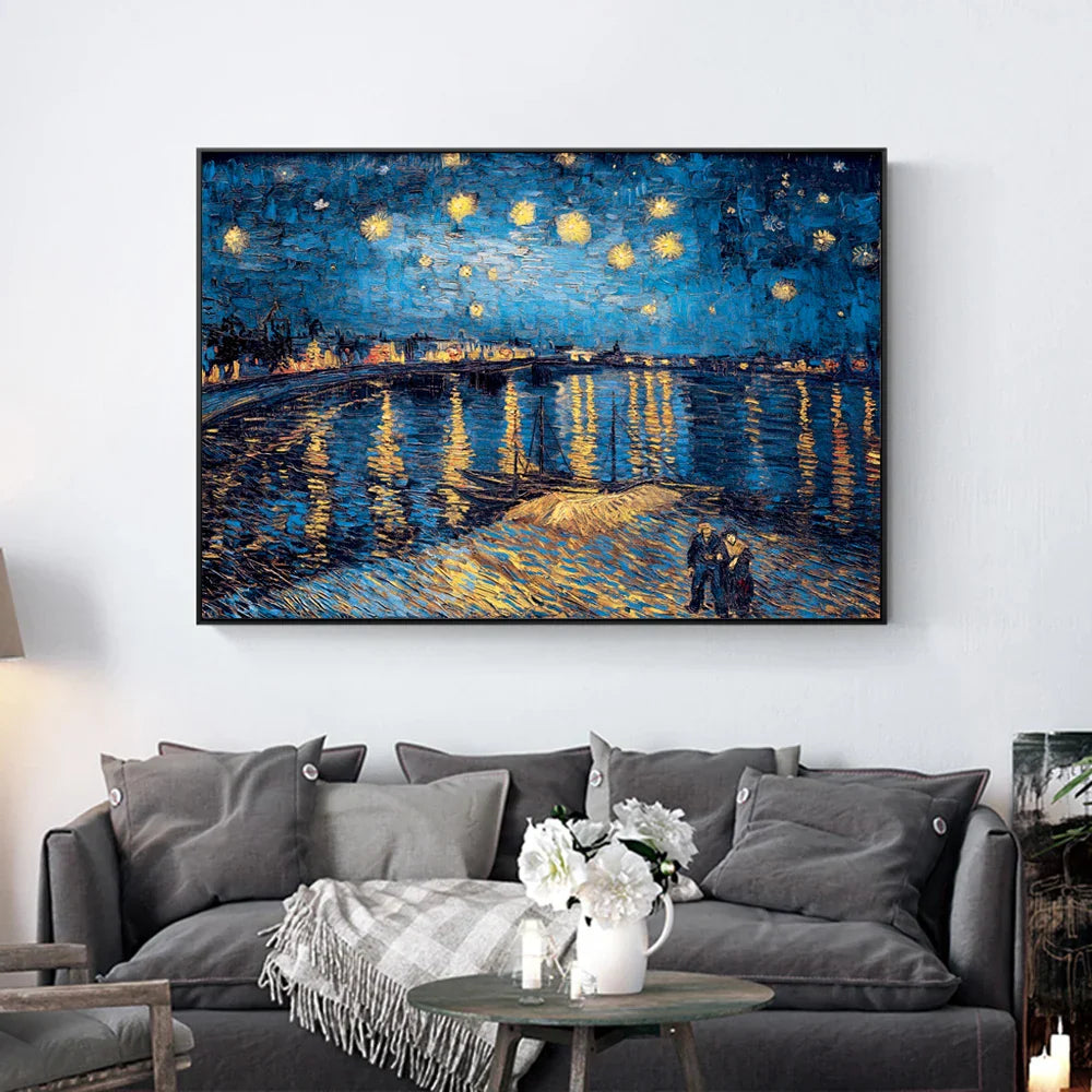 Starry Night Canvas Paintings