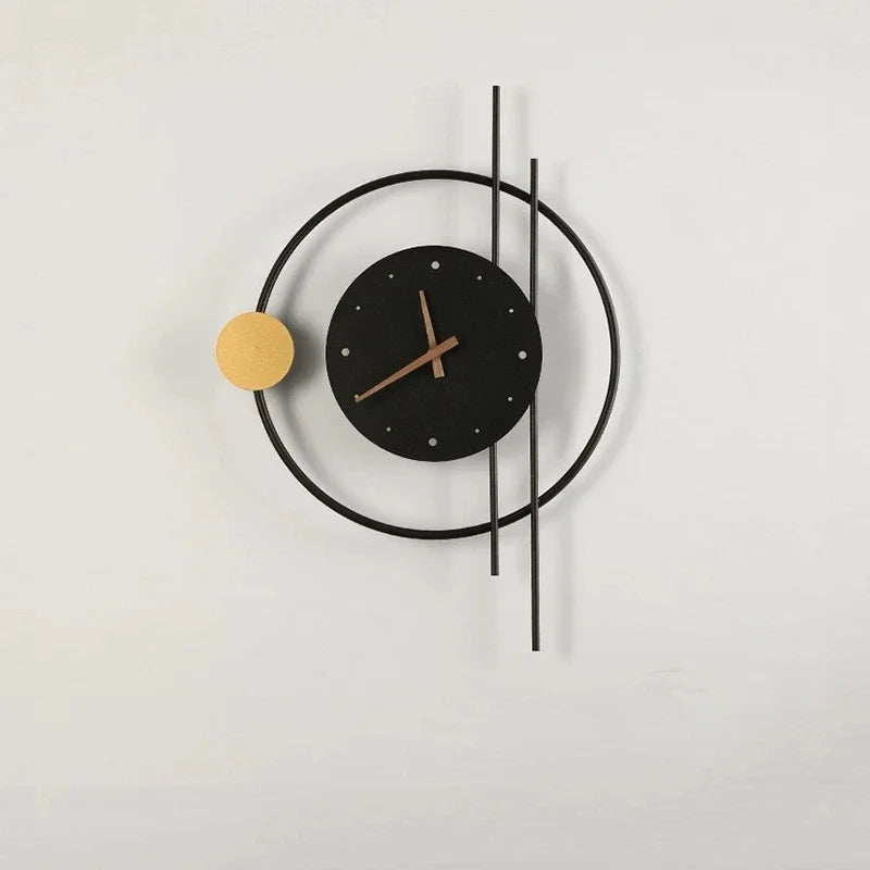 Nordic Clock Wall Lamp