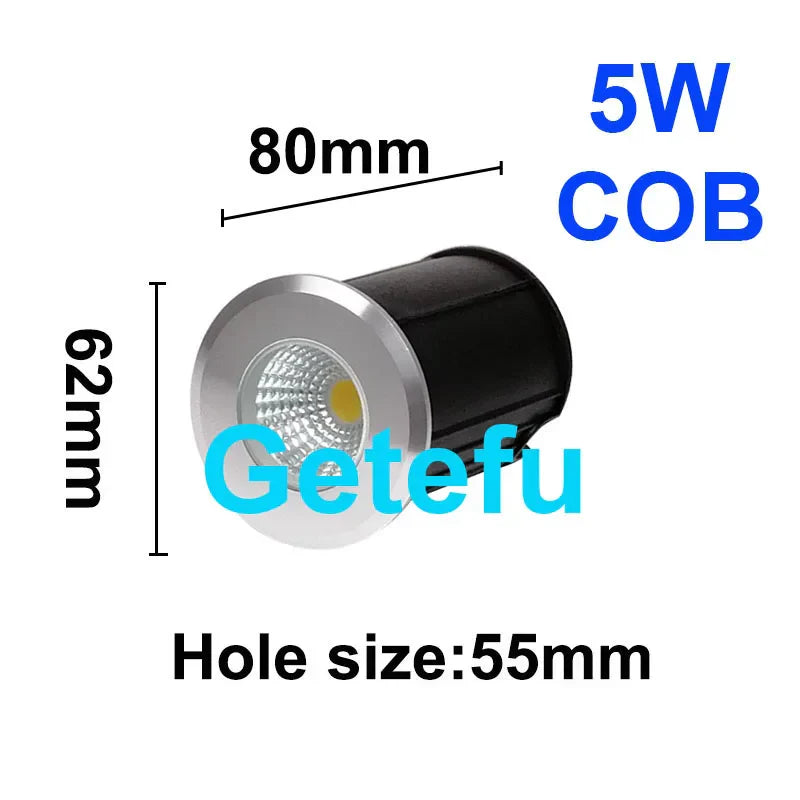 10PCS LED Underground light 10W15W COB Floor Lamp Outdoor Ground Spot Landscape Garden Square Path Buried Yard 110V220V 12V IP68