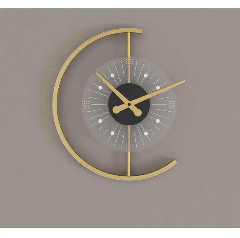 Nordic Clock Wall Lamp