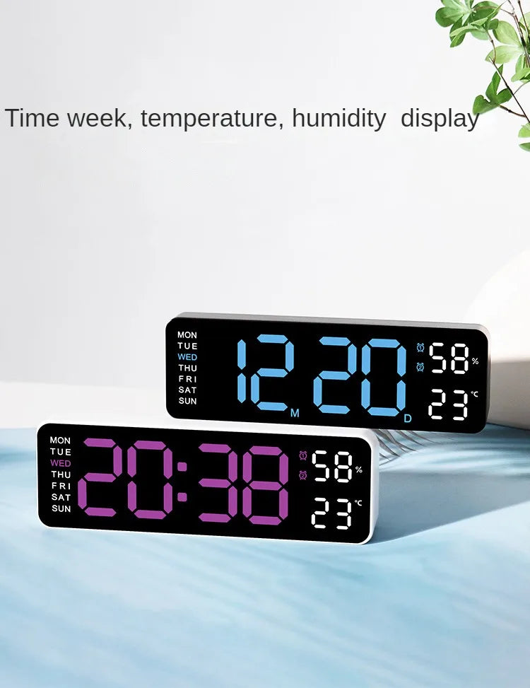 Large Digital Wall Clock