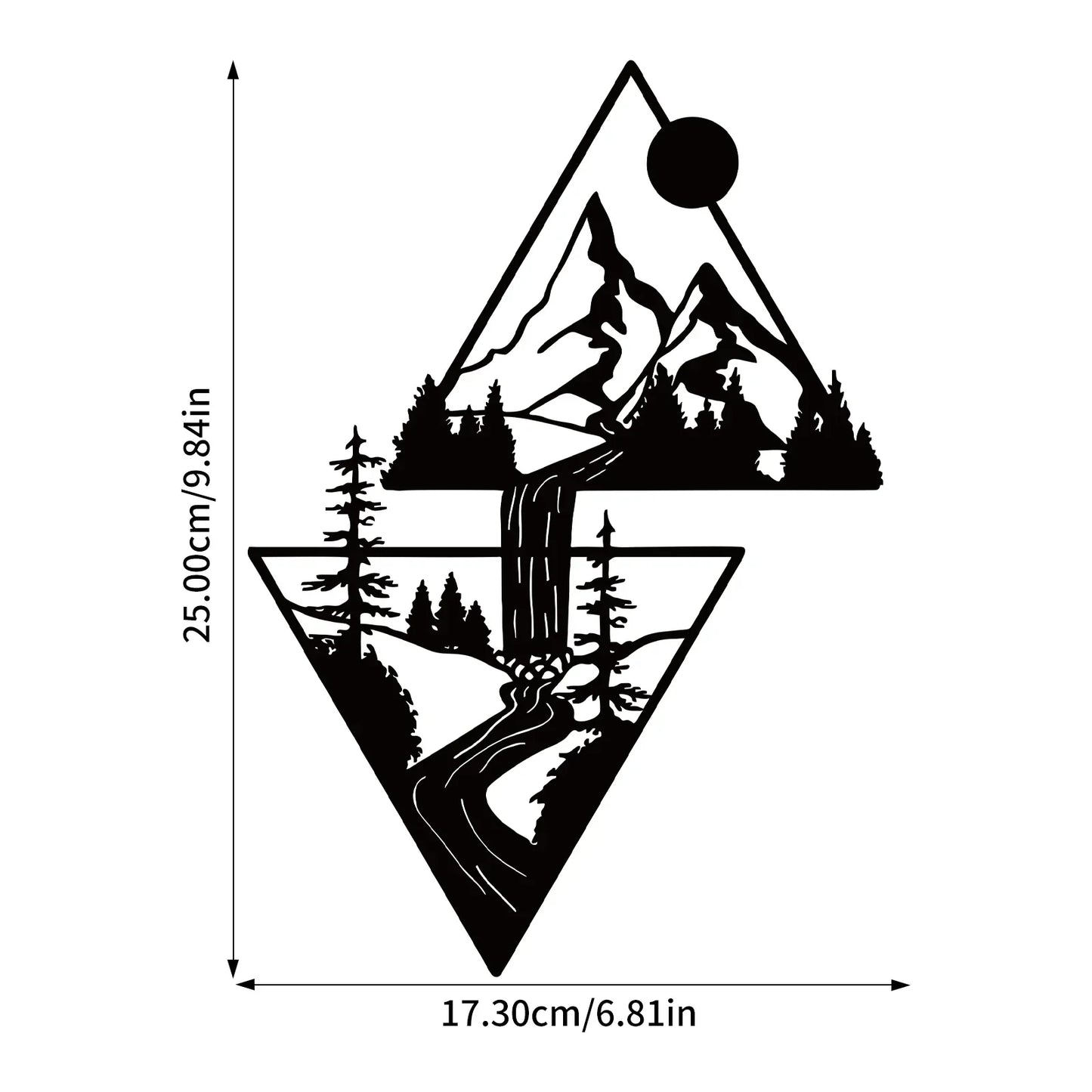 Triangle Abstract  Wall Art