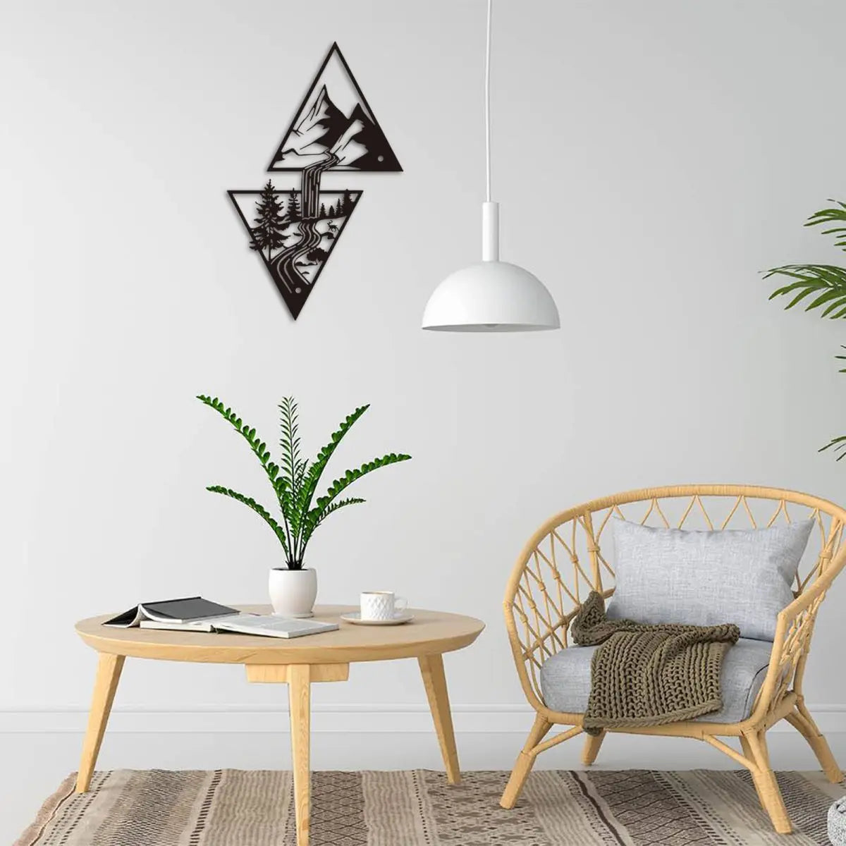 Triangle Abstract  Wall Art
