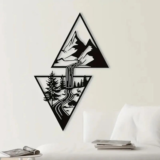 Triangle Abstract  Wall Art