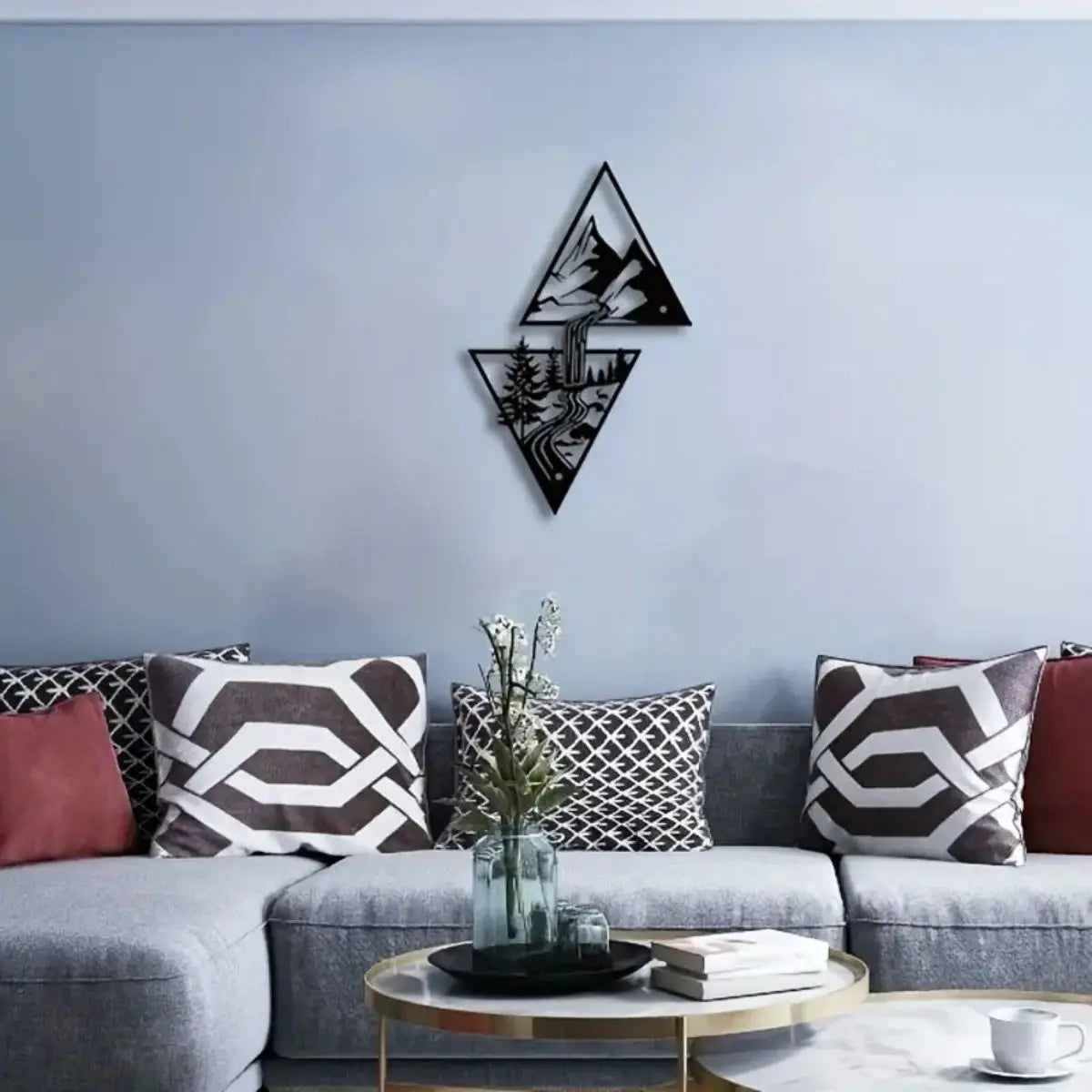 Triangle Abstract  Wall Art