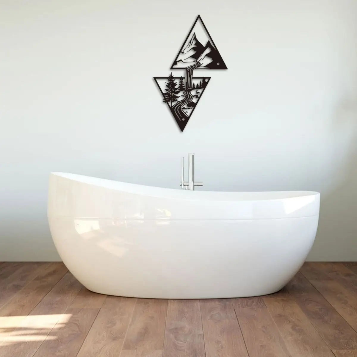 Triangle Abstract  Wall Art