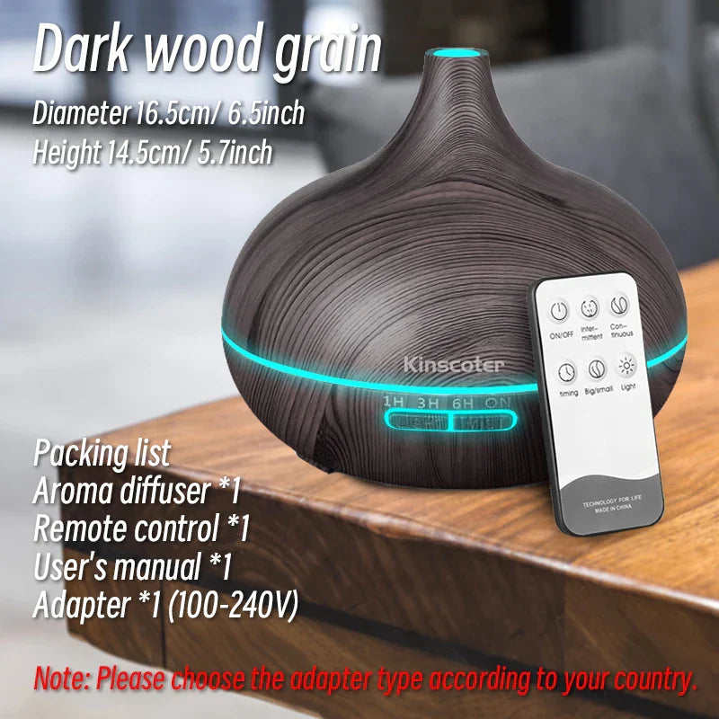 500ml Aromatherapy Essential Oil Diffuser