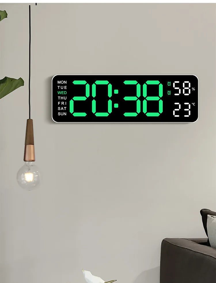 Large Digital Wall Clock