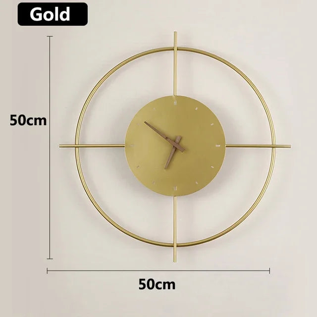 Nordic Clock Wall Lamp