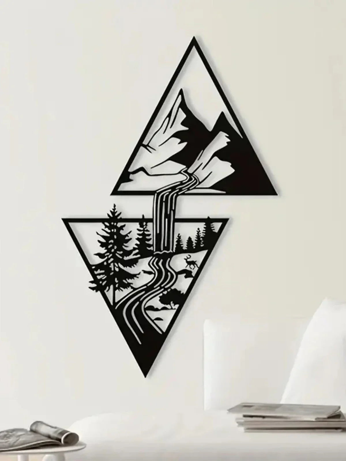 Triangle Abstract  Wall Art