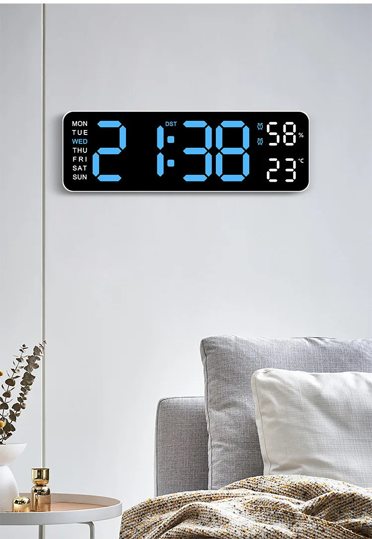 Large Digital Wall Clock