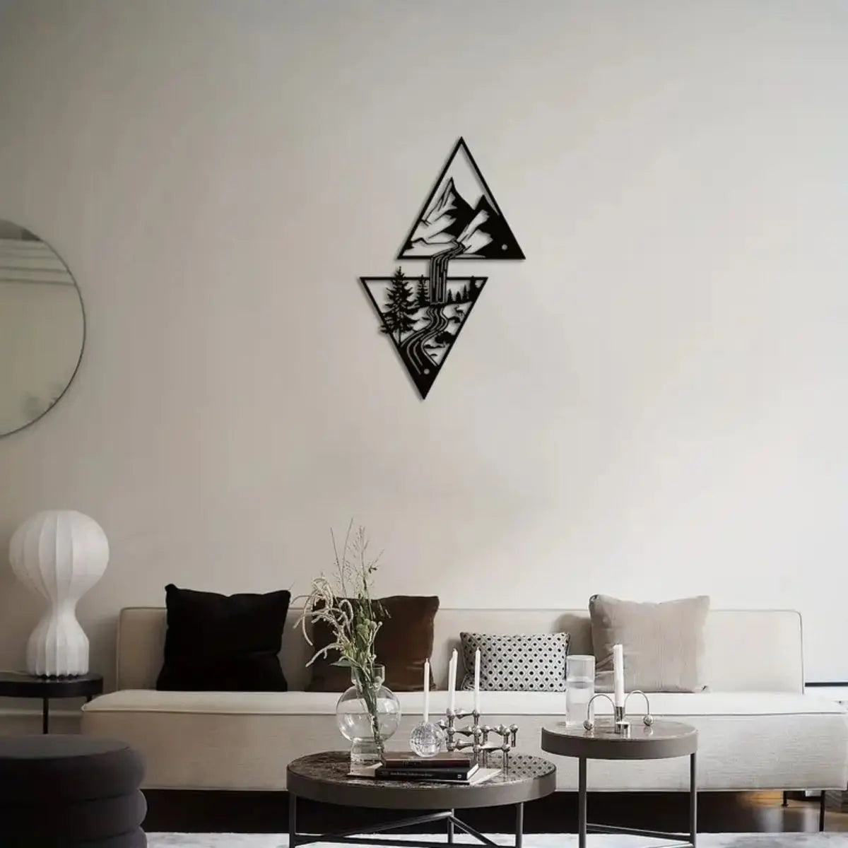 Triangle Abstract  Wall Art